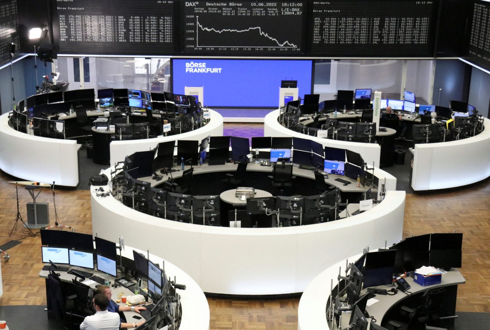 german share price index dax graph is pictured at the stock exchange in frankfurt