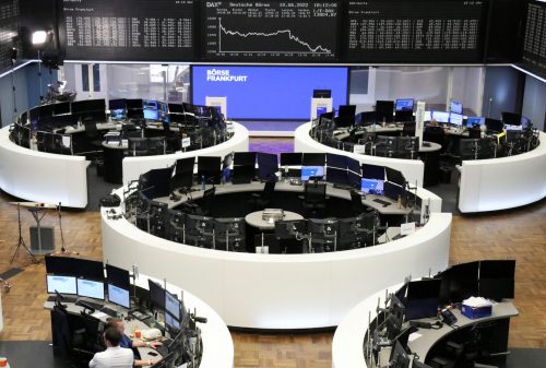 german share price index dax graph is pictured at the stock exchange in frankfurt